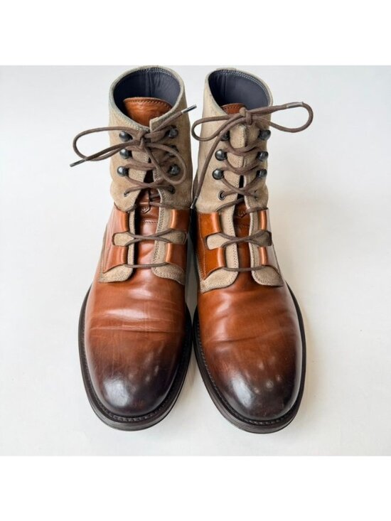 To Boot New York Blake Burnished Leather Suede Men\'s Dress Boots Size 9.5 main image 10